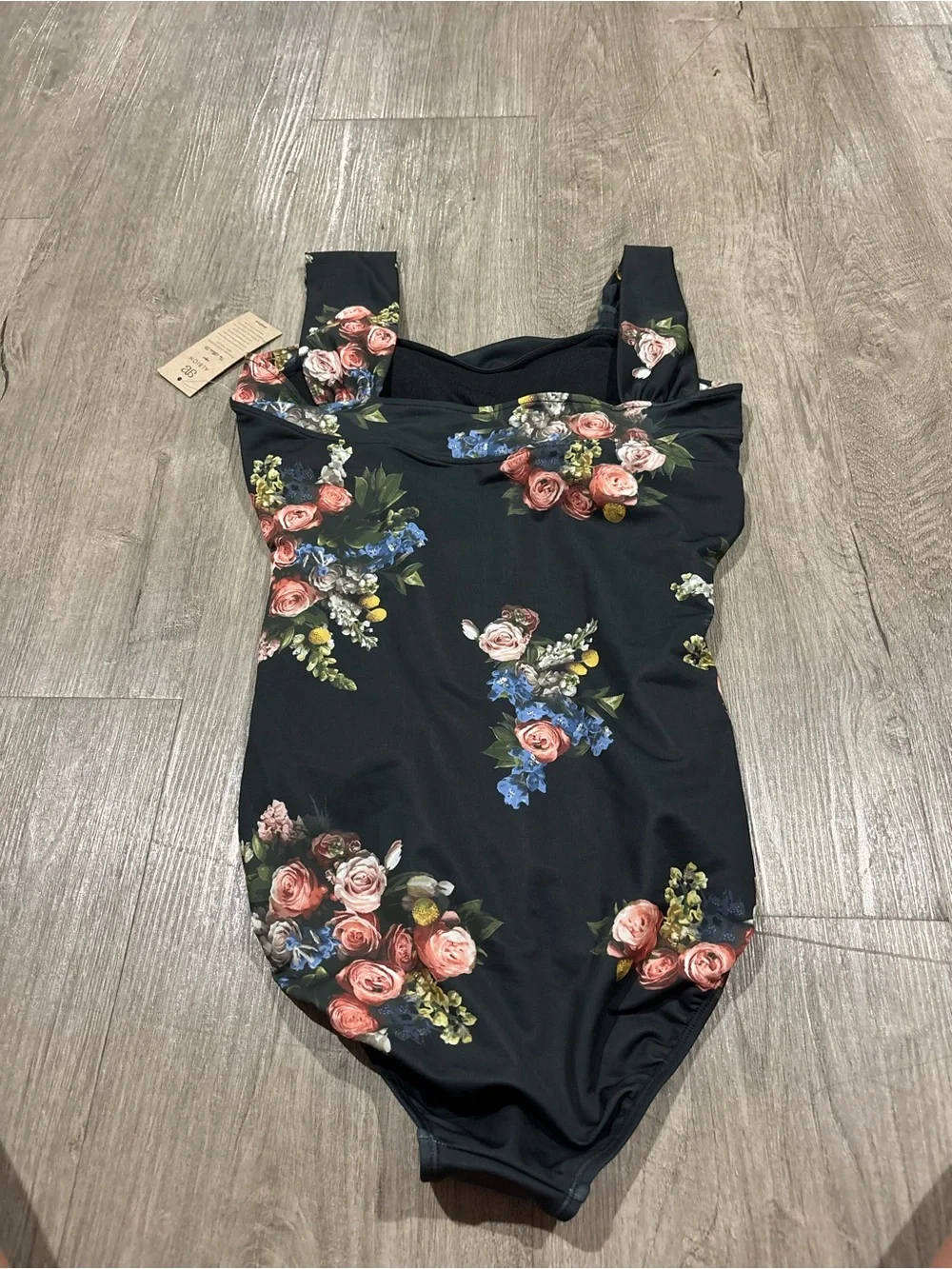 Albion Fit One Piece Swimsuit ROSE BLACK OFF SHOULDER ONE PIECE NEW - Picture 5 of 6